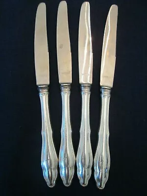 SET 4 BUTTER KNIVES! Vintage HOMAG European Silverplate: HFL7 Pattern: LOVELY • $42.74