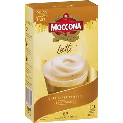 Moccona Coffee Latte Sachets 10 Pack • $10.29