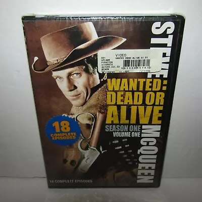 Wanted Dead Or Alive - Season 1 Volume 1 DVD Steve McQueen Brand New And Sealed • $7.99