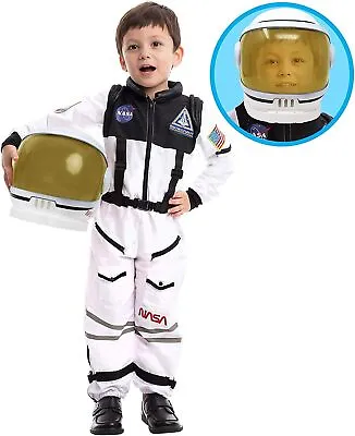Syncfuns Astronaut Costume With Helmet For Kids Space Suit • $38.99