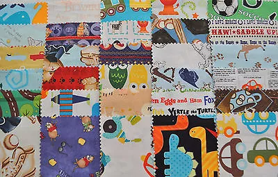 I Spy Novelty Boy Fabric 5  Squares Charm Pack 30 Different Pieces 100% Cotton • $15