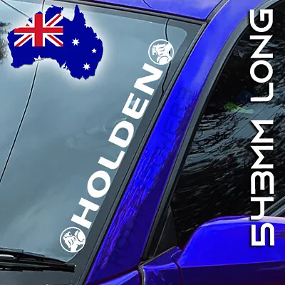 Holden Windscreen Sticker Decal In Vinyl CAR Ute 4x4 HSV - 543mm - WHITE • $11.90