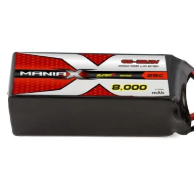 £159.99 • Buy 6S 8000mAh 22.2V 25C Maniax LiPo MX8000-6S-25