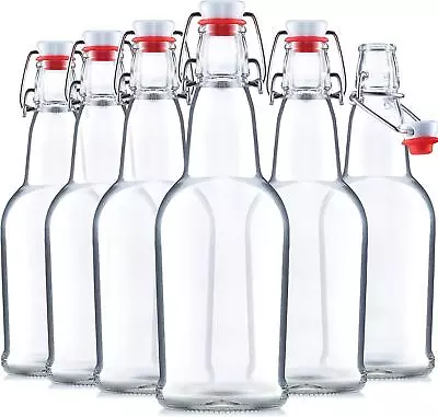 $35.49 • Buy Glass Swing Top Beer Bottles Grolsch Bottle Airtight Flip-top 16 Ounce 6 Pack