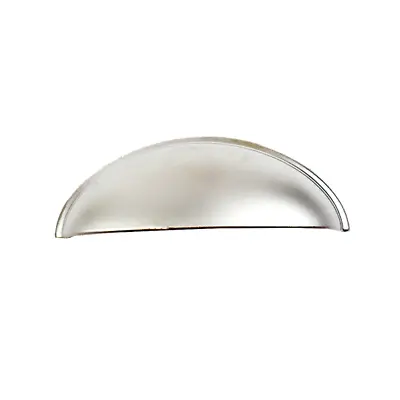 Cup Pull Kitchen Cabinet Hardware Door Drawer Handle Satin Nickel Silver KPT • $4.39