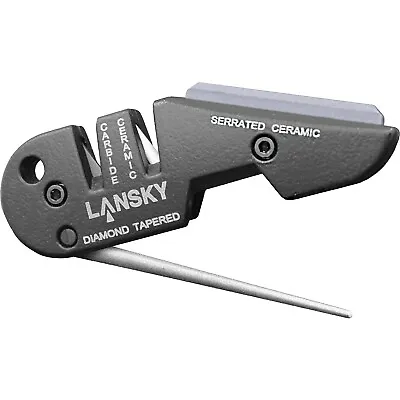 Lansky BladeMedic Diamond Ceramic Tungsten Knife Sharpener Blade Medic PS-MED01 • $36