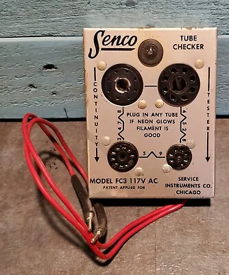 Vintage Senco Tube Checker Model FC3 W/Original Box • $69.99