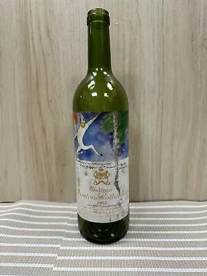 Chateau Mouton Rothschild 1982 Bottle Empty Bottle No Cork • $180