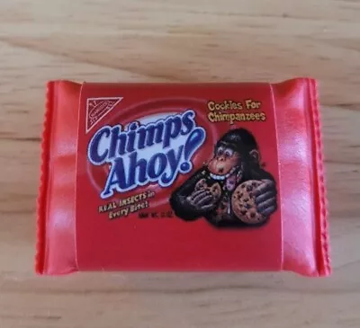 Topps Wacky Packages Erasers Series 1 #22 Chimps Ahoy! Chips Ahoy! SP • $9.99