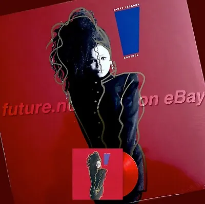 Janet Jackson CONTROL 2019 Translucent RED Vinyl LP NEW Sealed • £149.99