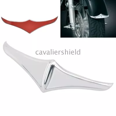 Chrome Front Fender Trim Rear Trailing Edge Accent For Harley Touring Road Glide • $27.17