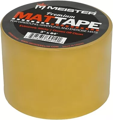 Meister Premium Mat Tape Wrestling Grappling And Exercise Mats - Clear • $34.99