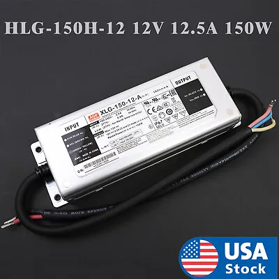 $35.98 • Buy MEAN WELL NEW XLG-150-12 12V 12.5A 150W LED Driver Power Supply