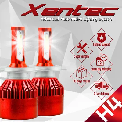 XENTEC LED HID Headlight Conversion Kit H4 9003 6000K 1995-2015 Toyota Tacoma • $25.99