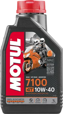 MOTUL 7100 4T 10W-40 Full-Synthetic 4-Stroke Engine Oil 1L • $27.82