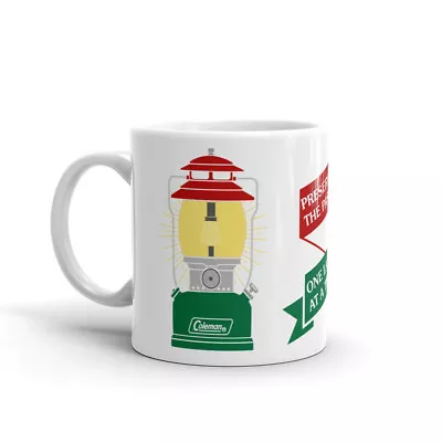 Coleman Lantern Red Green 200A Short Hat  Preserving The Past  Coffee Mug • $12.10