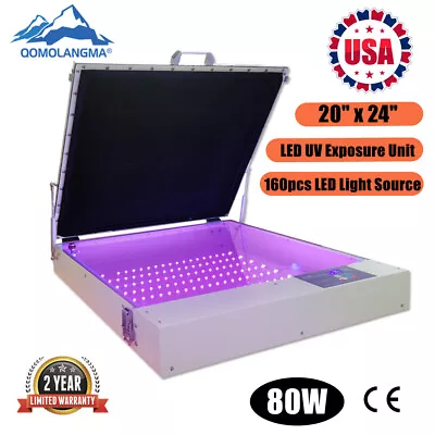 $658 • Buy Tabletop Precise 20 X24  80W Vacuum LED UV Exposure Unit Equipment Screen Print