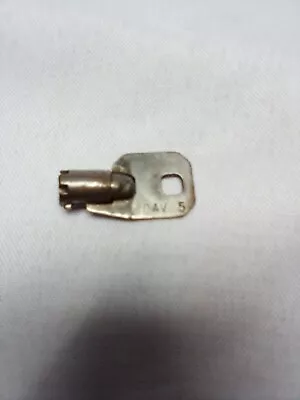 Vintage Ace Chicago Lock Co Key CAV 5 Tubular Key Vending  Machine Key Used • $15