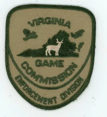 Virginia Va Game Commission Enforcement Shoulder Patch Police Sheriff • $5.99