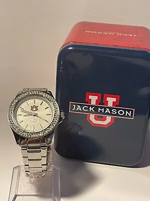 Auburn Tigers OFFICIAL NCAA Stainless Steel Analog Watch By Jack Mason NEW • $125