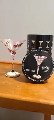 Lolita Hand Painted Love My Martini .   5 O'Clock Somewhere  W/ Box  • $14