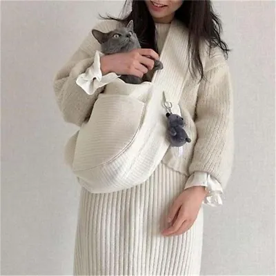 £9.50 • Buy Pet Shoulder Carrier Bag Puppy Cat Dog Travel Sling Backpack Portable UK Stock