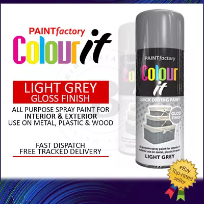 All Purpose Spray Paint Aerosol Matt Gloss Satin Primer Metal Wood Plastic 400ml • £5.98