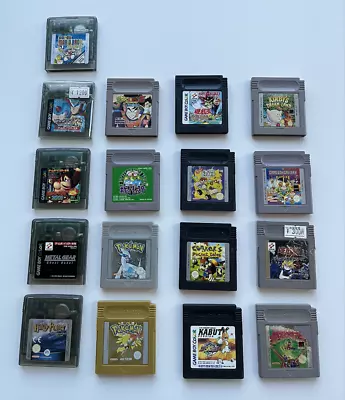 **Genuine** Gameboy/Colour Games (English + Japanese) - Select From Dropdown • $15