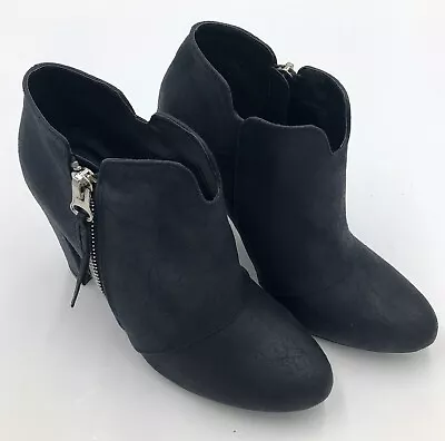 Michael Antonio Women Black VIVI Ankle Boots Shoes Sz 10 Side Zipper New In Box • $24.95