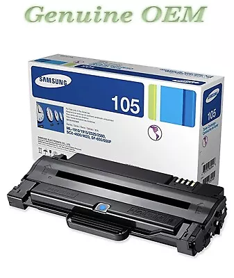 MLT-D105S/MLTD105S Original OEM Samsung D105S Toner Cartridge Black Genuine • $59.98