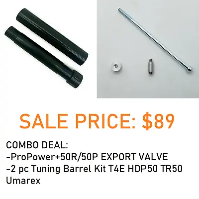 $80.10 • Buy Combo Barrel Kit T4E HDP50 TR50 + EXPORT VALVE For Umarex Paintball Pistol