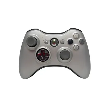 Official OEM Microsoft Xbox 360 Controller Silver TESTED • $26