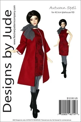$21.54 • Buy Autumn Spell Doll Clothes Sewing Pattern 45.5cm Iplehouse FID Dolls