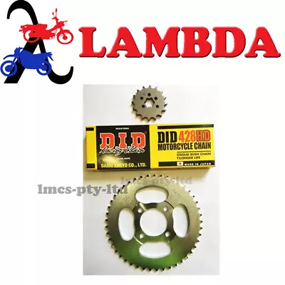 Chain & Sprocket Kit For Pre '99 Honda CT110 Posties - 16T Front Oversize - DID • $93.26