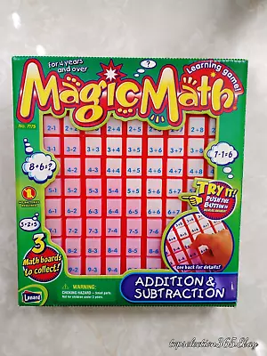 MAGIC MATH MACHINE Learn Game Board Press & See Numbers_Addition & Subtraction. • $39.99