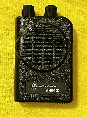 Motorola Minitor IV Voice Pager #A03KUS7238BC 4 Tons VHF 154.1450 • $87