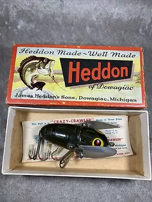 Vintage Heddon Crazy Crawler 2120 Bull Frog In Box With Paperwork • $24.99