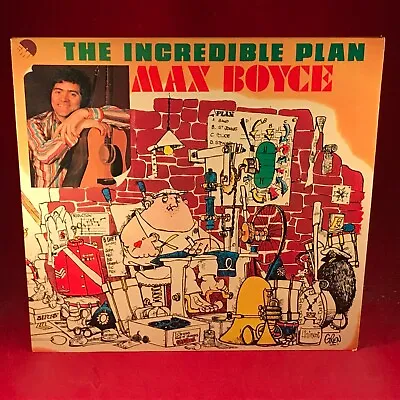 MAX BOYCE The Incredible Plan 1976 UK Vinyl LP Ode To Barri Island  Live • £8.15