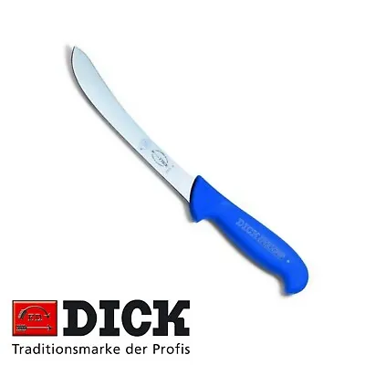 F Dick 18cm 7  ErgoGrip Stiff Blade Trimming Butchers Slicing Knife 8237518 • $49.90