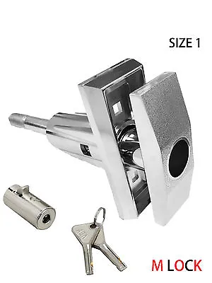 Vending T Handle + Abloy Puck Lock W 2 Keys Vendo Triple Star Rod Snack Size 1 • $29.95