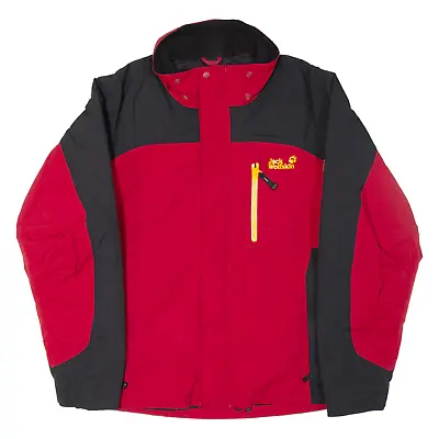 JACK WOLFSKIN Texapore Mens Jacket Red M • £36.99