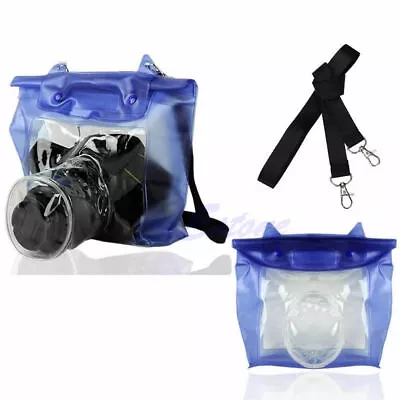 DSLR SLR Camera Waterproof Underwater Housing For Case Pouch Dry Bag For • £8.09