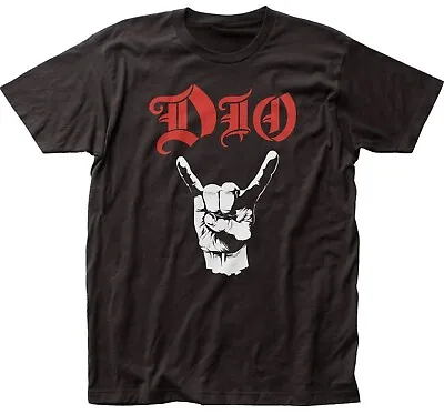 DIO Cd Lgo DEVIL HORNS Official SHIRT SM New Ronnie James Holy Diver Last Line  • $26.99