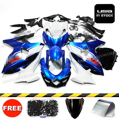 ABS Fairing Kit For Suzuki GSXR1000 K9 2009-2016 09 Blue White Bodywork W/ Bolts • $488.30