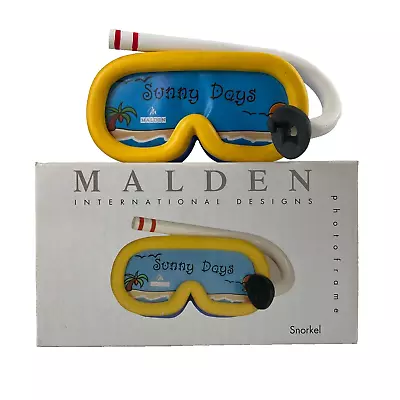 Vintage Malden Design Goggles Snorkel Photo Frame Summertime Swim Cool Fun 2000 • $14.24