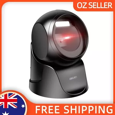 Deli Stand Barcode Scanner 1D 2D QR Code Screen Scanable Gun CMOS Sensor Black • $115.83