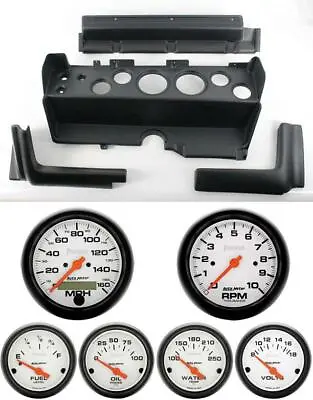 70-74 Mopar E-Body Black Dash Gauge Carrier Auto Meter Phantom Electric Gauges • $1289.95