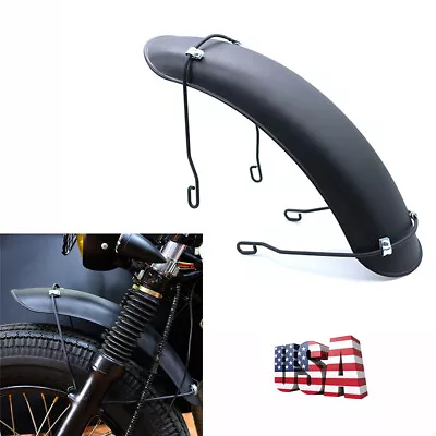 1pc Metal Front Fender Protector Mudguard Cover For 16  17  18  Motorcycle Wheel • $48.99