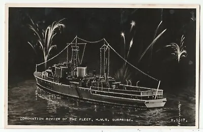 £1.25 • Buy HMS Surprise - Coronation Review Of The Fleet 1953 - Postcard #c841