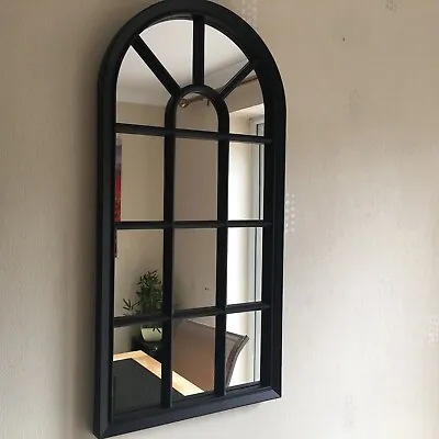 £18.99 • Buy Black Enchanted Window Style Wall Mirror Girls Room Hallway Arch Window Mirror 